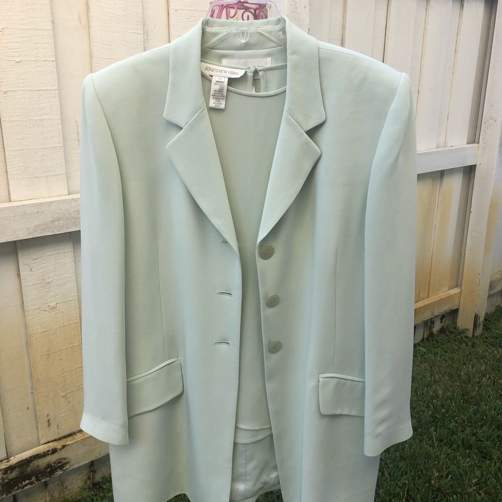 Jones New York 3 pieces 100% silk suit size 14 - Picture 9 of 16